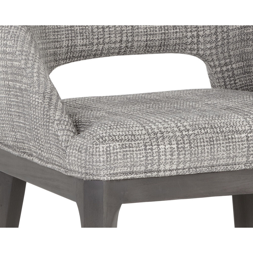 Estrada Naya Check Light Grey Dining Chair